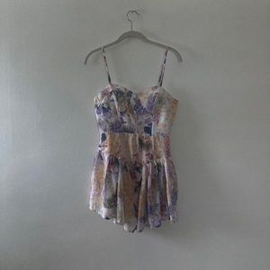 floral corset dress from cider